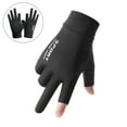 thumbnail image 1 of Guantes de protección solar para conducción de primavera y verano, guantes de pesca no transpirables a prueba de sudor, pantalla táctil, seda de de negro Macarena Guantes de verano, 1 of 8