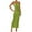 Green, variant on Women Swimsuits Cover Ups Casual Crochet Mesh Bathing Suit Dress Summer Beach Swimwear V Neck Maxi Sundress