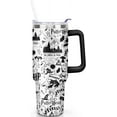 thumbnail image 2 of Magic Movie Tumbler 40oz with Straw and Handle Magic Harrly Reusable Stainless Steel Vacuum Insulated Tumbler for Home, Office, Car or Travel, 2 of 6