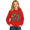 thumbnail image 2 of Liyamei Chandail à Capuche Imprimé Carnaval pour Garçons, Manches Longues, Chandail Décontracté en Molleton Doux pour Enfants, Taille Jeune Rouge 7-8 Ans, 2 of 5
