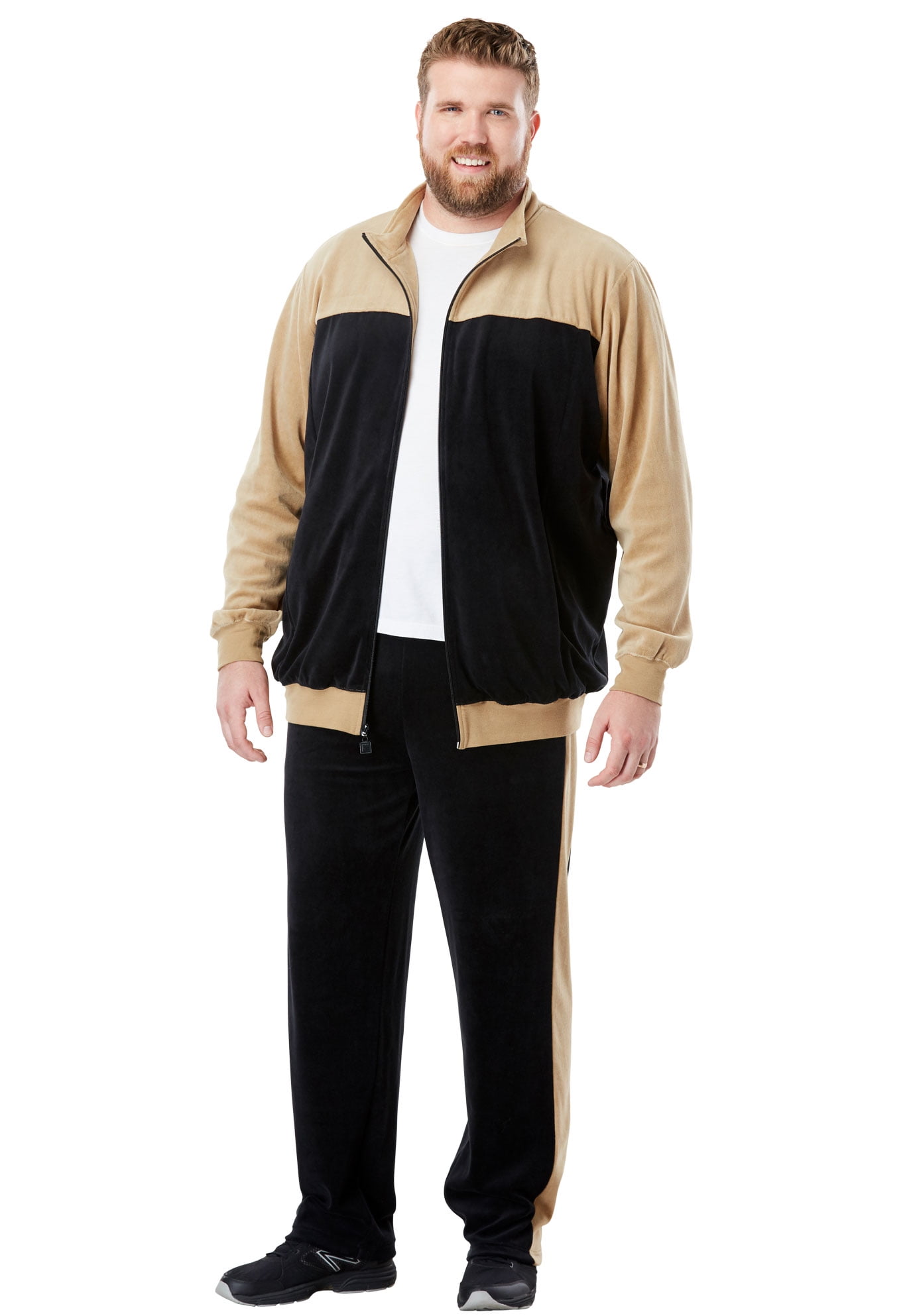 velour tracksuit mens big and tall