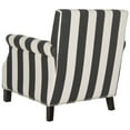 thumbnail image 6 of SAFAVIEH Easton Rustic Glam Upholstered Club Chair w/ Nailheads, Dark Grey/White, 6 of 7