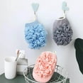 thumbnail image 3 of AURIGATE Exfoliating Bath Shower Spa Mesh Flower Loofah Sponge Ball Brush Scrub Scrubber Mitt Mitten Glove Cleanse Pad, Remove Body Dead Skin for Men and Women, 3 of 4