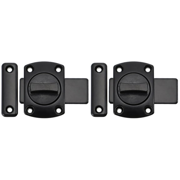 Parvistic 2pcs Door Latch Door Lock Latch Rotate Bolt Latch Gate Latch Safety Door Slide Door Lock
