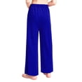 thumbnail image 6 of Aislor Girls Boys Christian Liturgical Praise Dance Pants Celebration of Spirit Wide Leg Trousers Dancewear Blue 12, 6 of 7
