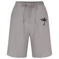 thumbnail image 3 of CONZONE Mens Casual Shorts Elastic Waist Drawstring Summer Shorts for Men Hawaii Graphic Y2K Lightweight Loose Fit Workout Gym Shorts With Pockets, 3 of 6
