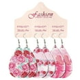 thumbnail image 2 of Jusqu'à 65% de Réduction Boucles d'Oreilles en Cuir de Jour de Valentine en Forme de Coeur Boucles d'Oreilles Boucles d'Oreilles en Cuir Goutte Jewelry sur l'Autorisation, 2 of 2