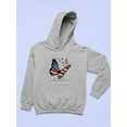 thumbnail image 3 of Freedom Butterfly Hoodie Juniors -Image by Shutterstock,  x-Large, 3 of 4