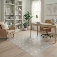 thumbnail image 2 of ODIKA Beige Abstract Busy Neutral Balanced Grid Geometric Print Large Pet Friendly & Kids Safe Play for Playroom, Bedroom, Reading Nook, 2 of 7