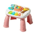 thumbnail image 1 of MERIGLARE Baby Activity Learning Table Toys Music Learning Table for Age 3 4 5 6 Girls Pink, 1 of 9
