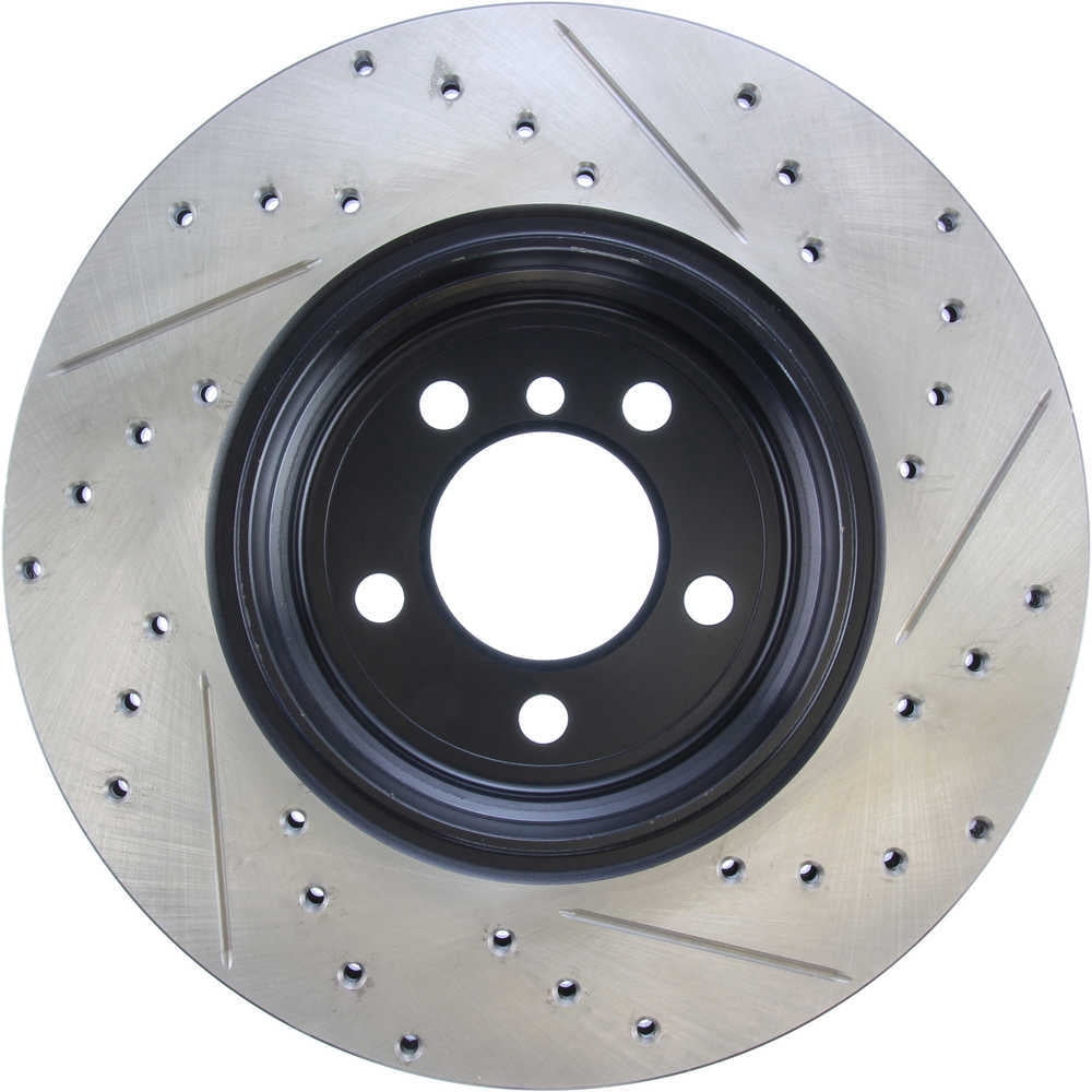 StopTech 127.34065R StopTech Sport Rotors; Drilled And Slotted; Rear Right;13.58 in. Dia.; 2.64 in. Height; Fits select: 2002-2005 BMW 745, 2003-2005 BMW 760