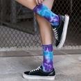 thumbnail image 6 of Opolski Cotton Fashion Couple Tie-Dyed Breathable Skateboard Soft Middle Tube Socks, 6 of 8