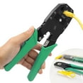 thumbnail image 5 of Crimp Tool Kit Ethernet Crimper Available For Insulated Nylon Connectors and Electrical Wire Connectors Crimping Tool RJ45 (8P), RJ12 (6P), and RJ11 (4P), 5 of 9