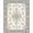 Ivory Grey Multi, Pattern 1, variant on ODIKA Beige Vintage Cream Scroll Border Transitional Entryway for Dorm Room, Small Living Apartment, Stain Resistant Low Profile