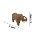 thumbnail image 3 of Elephant, Asian, Plastic Toy Animal, Kids Gift, Realistic Figure, Educational Model, Replica, Gift, 3" F087 B43, 3 of 10