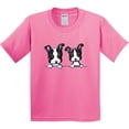 thumbnail image 3 of Inktastic Boston Terriers (dark Apparel) Youth T-Shirt, 3 of 5