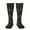 2 Black-2, variant on Wasp and Florals print thigh-high socks, crafted for both men and women with a stretchy, high-opaque design perfect for daily wear