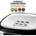 thumbnail image 3 of OVENTE 3.2qt Compact Air Fryer, 1400W Electric Cooker with Digital LED Screen, New - White FAD61302W, 3 of 9