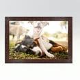 thumbnail image 4 of 25x30 Brown Mahogany Veneer Real Wood Picture Frame Width 1.5 inches | Interior Frame Depth 1, 4 of 8