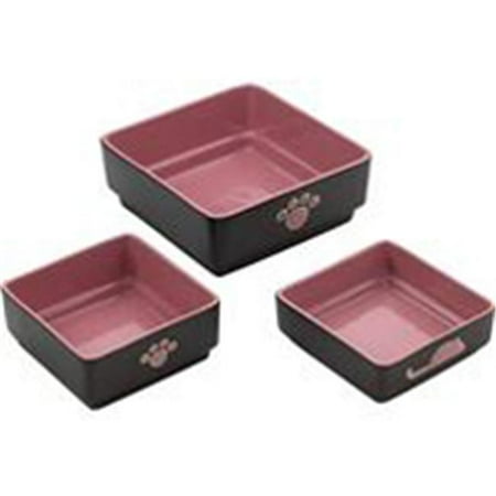 Ethical Stoneware Dish 688848 Four Square Cat Dish