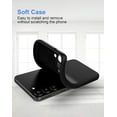 thumbnail image 6 of Case for Samsung Galaxy S23 Plus 6.6 Inch, Thin TPU with Camera Protection Soft Interior Slim Phone Case for Galaxy S23+ 2023 - Black, 6 of 7