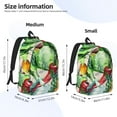 thumbnail image 3 of Naloa Vegan1 Canvas Backpack for Men Women Rucksack Casual Travel Daypack College Tote Satchel Bookbag for Teens-Small, 3 of 7