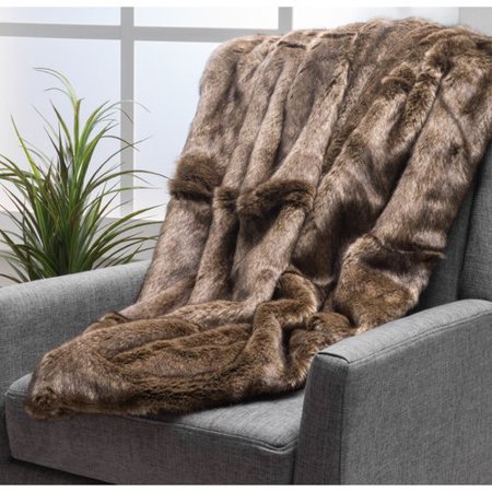 Loon Peak Ballys Faux Fur Throw Blanket Walmartcom