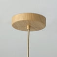 thumbnail image 4 of VIDALITE  Orbita 2-Light Natural Wood Pendant Light with Frosted Glass Shade and Integrated LED - 14" x 6", 4 of 5