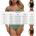 thumbnail image 3 of ATOYSOY Women's Sleeveless V neck Mesh Bikini SwimSuits for Daily Swim and Pool Activities, 3 of 6