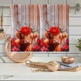 thumbnail image 2 of Highland Cow with Flowers Hand Towels, Absorbent Kitchen Towels Dish Towel for Home Bathroom Gym Hotel Holiday Decor,17.7x27.5 inch, 2 of 6