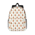 thumbnail image 1 of Lukts Cute Carrot Print Pattern 15 Inch Student Backpack, Waterproof Laptop Backpack with Adjustable Shoulder Straps, Lightweight Travel, Campus Backpack, Unisex, 1 of 6