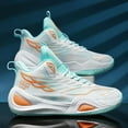 thumbnail image 2 of High Top Womens Mens Basketball Shoes Breathable Non Slip Outdoor Sneakers Comfortable Fashion Athletic Training Sport Shoes, 2 of 15