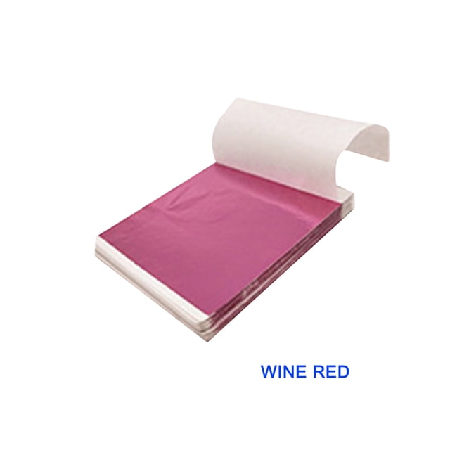 100 piezas de papel para manualidades de imitación de papel de aluminio de hoja de cobre multicolor para decoración artesanal de bronceado DIY Wmkox8yii hjk1288