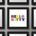thumbnail image 4 of Gallery Pops Hello Kitty - Minimal Logo Wall Art, Black Framed Version, 12" x 12", 4 of 5