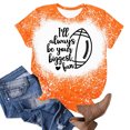 thumbnail image 4 of Camisas de Mujer Casual Impreso Cuello Redondo Manga Corta Superior, Blusa de Moda para Uso Diario Y de Fiesta, 4 of 4