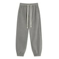 thumbnail image 1 of Men's New Casual Trend Solid Color Corduroy Drawstring Pants Large Size Pants, 1 of 8