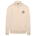 thumbnail image 2 of Men's Levelwear Khaki Washington Nationals Murray Quarter-Zip Sweatshirt, 2 of 4