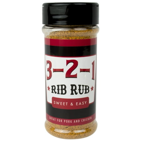 3-2-1 Rib Rub - Make Perfect BBQ Ribs, Chicken, and Pork Every Time - 3-Step Recipe (Best Pork Rub Recipe)