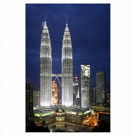 UPC: 7506044523190 | Wuundentoy Gold Edition Petronas Twin Towers 1 500 Pieces Jigsaw Puzzle