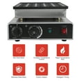 thumbnail image 4 of Fabricant de muffins antiadhésif, machine à gaufres en acier inoxydable de 25 trres de qualité alimentaire, pour faire des muffins, des gaufres, des crêpes restaurant Appareil, 4 of 7