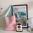 thumbnail image 4 of Bolso Hobo de plumón para mujer bolso de mano versátil y hinchado bolso de compras, 4 of 9