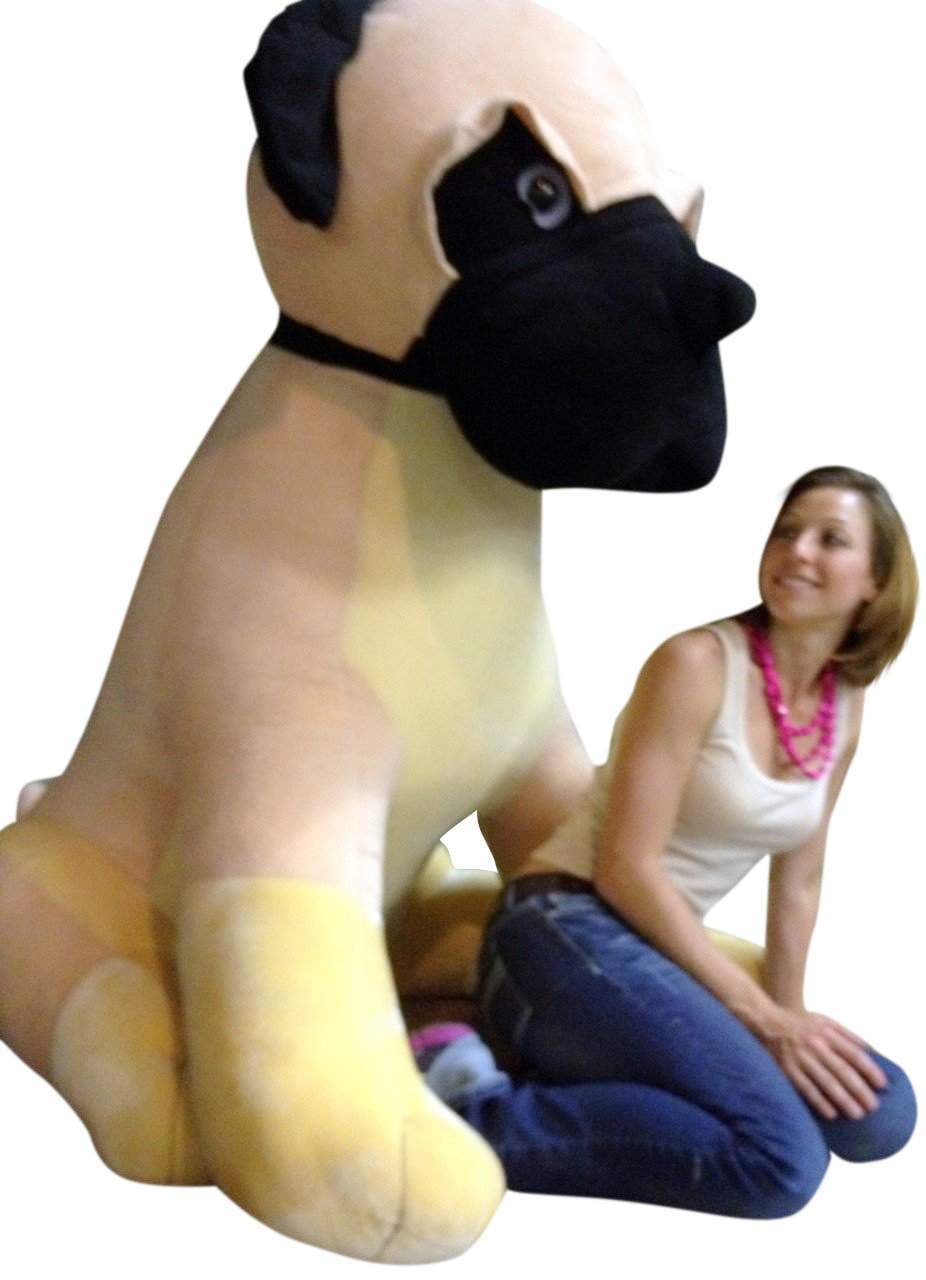 life size pug stuffed animal