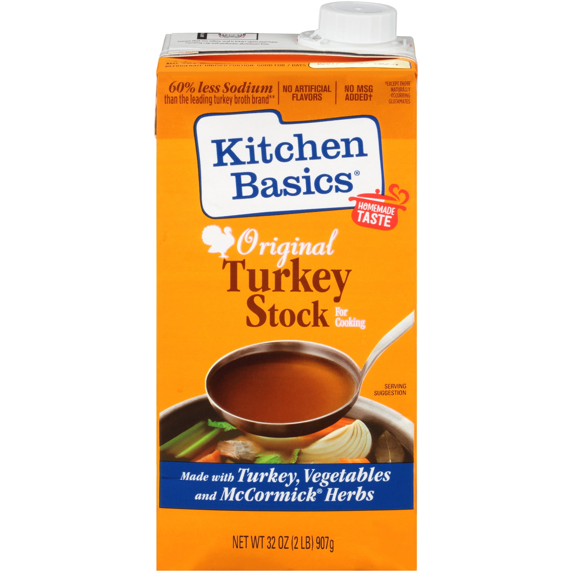 Kitchen Basics Original Turkey Stock, 32 fl oz - Walmart.com