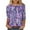 Multicolor#14, variant on Utoimkio Tunic Tops for Women Plus Size 3/4 Sleeve Floral Print Shirts Crewneck Pullover Tee Blouses for Women