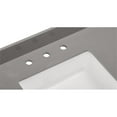 thumbnail image 3 of 61 in. Composite Stone Vanity Top in Concrete Gray with White Basins, 3 of 7