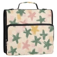 thumbnail image 5 of FORMRS Zipper Binder with Shoulder Strap 2-inch Ring 500 Sheet Capacity File Bag, Pastel Pink Stars, 5 of 5