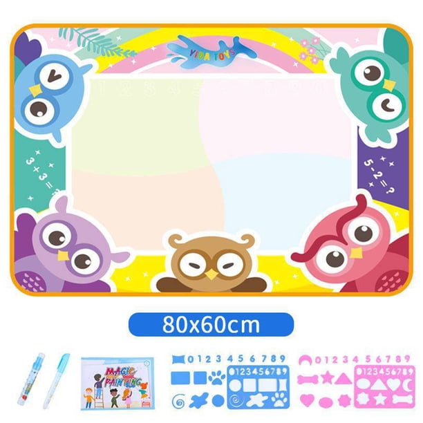 Fiudx Ofertas Del Día Tablero De Escritura Al Agua Con Pintura De Color Educativo Para Niños, Almohadilla De Pintura De Graffiti Para Niños Y Niñas, Tablero De Escritura De Lona Al Agua, Regalo