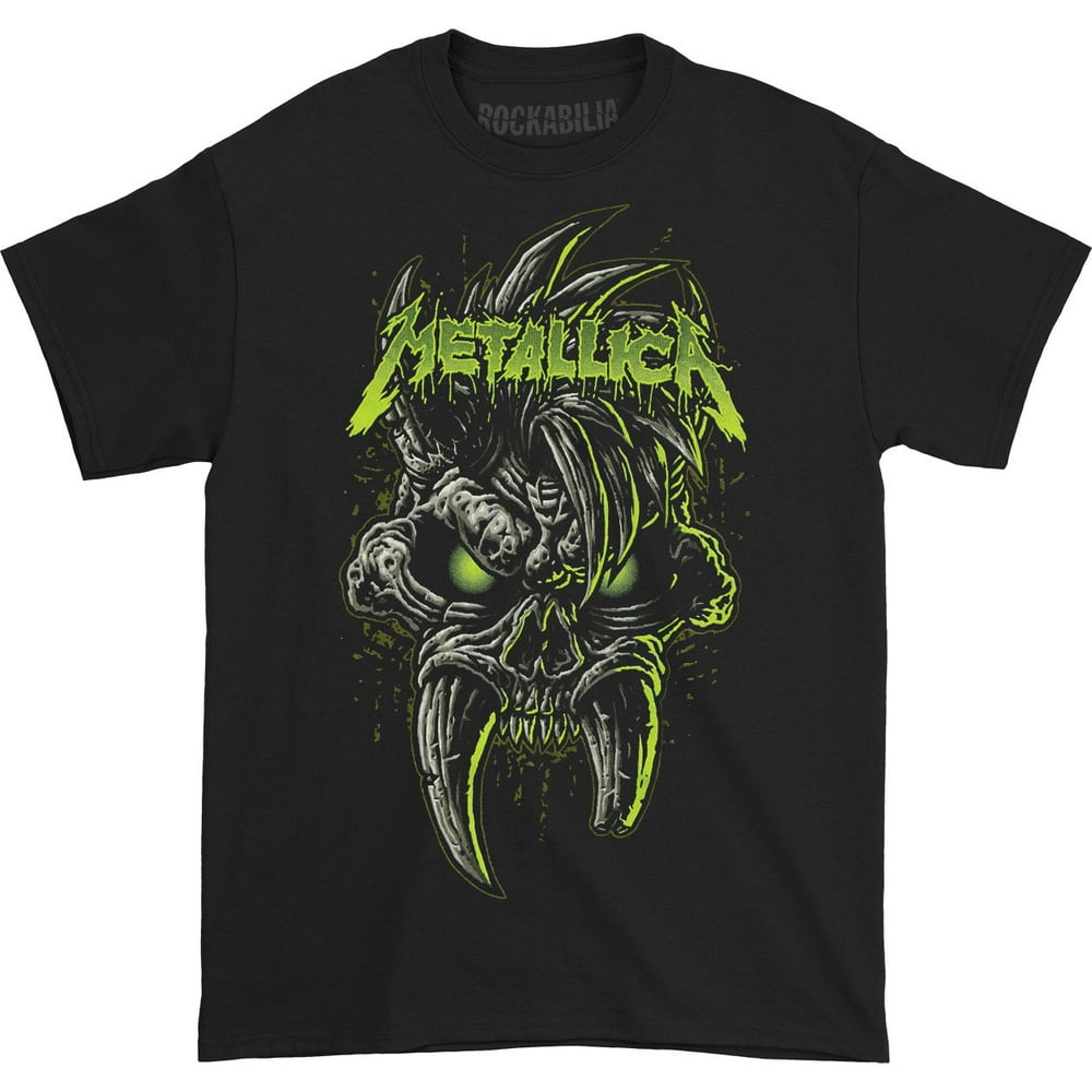 metallica button up shirt