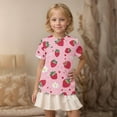 thumbnail image 5 of CYRBOKO Toddler Girls T Shirts, Casual Summer Crewneck Printed Short Sleeve Tops Watermelon Red Size 4-5T, 5 of 7