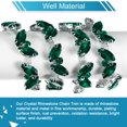 thumbnail image 4 of Cadena de Pedrería Unique Bargains 3 Yardas 10 mm Lustre Brillante Verde, 4 of 8